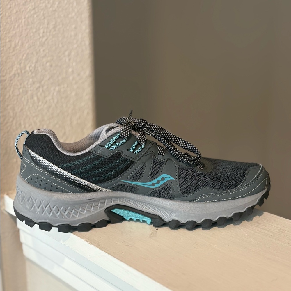 Saucony Women's Excursion TR14 Sneaker Sz 7 Gray Trail Running Shoe (S10584-3) - Picture 5 of 9